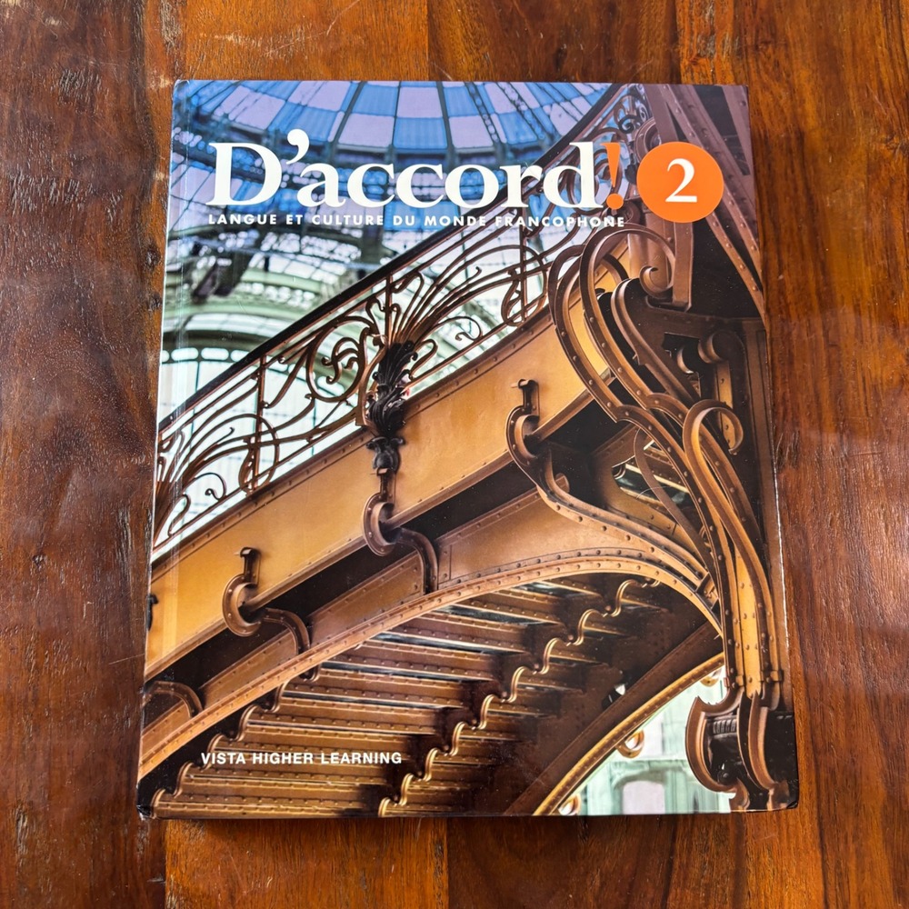 D'accord! 2 Langue et Culture du Monde Francophone French Textbook 9781680058062